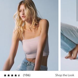 urban outfitters straight neck cami